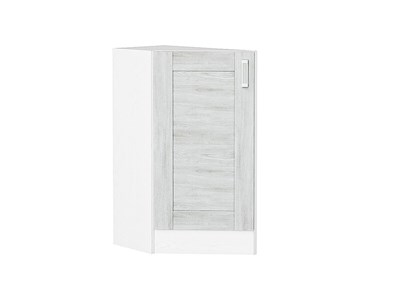 Шкаф нижний торцевой Лофт Белый, Nordic Oak В*Ш*Г 816*296*554, фасад МДФ  Nordic Oak, корпус  Белый ms2510VVT_36127