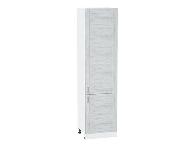 Шкаф пенал с 2-мя дверцами Лофт Белый, Nordic Oak, 2340, 600 В*Ш*Г 2336*600*576, фасад МДФ  Nordic Oak, корпус  Белый ms2510VVT_42367