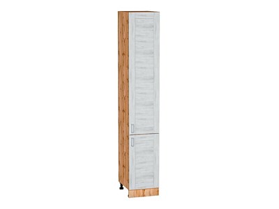 Шкаф пенал с 2-мя дверцами Лофт Дуб Вотан, Nordic Oak, 2340, 400 В*Ш*Г 2336*400*576, фасад МДФ  Nordic Oak, корпус  Дуб Вотан ms2510VVT_63437