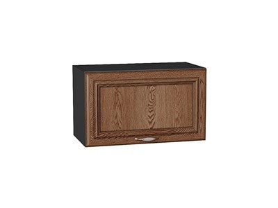 Шкаф верхний горизонтальный Шале Graphite, Brown Dreamline, 600 В*Ш*Г 358*600*320, фасад МДФ  Brown Dreamline, корпус  Graphite ms2510VVT_53737