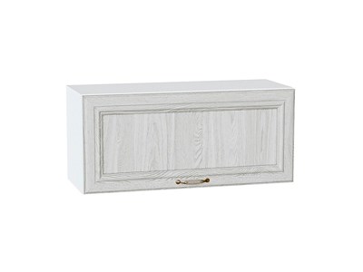 Шкаф верхний горизонтальный Шале Белый, White Dreamline, 800 В*Ш*Г 358*800*320, фасад МДФ  White Dreamline, корпус  Белый ms2510VVT_53729