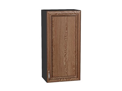 Шкаф верхний с 1-ой дверцей Шале Graphite, Brown Dreamline, 920, 450 В*Ш*Г 920*450*302, фасад   Brown Dreamline, корпус  Graphite ms2510VVT_53784