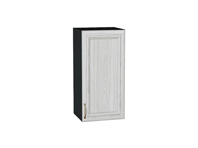 Шкаф верхний с 1-ой дверцей Шале Graphite, White Dreamline, 720, 350 В*Ш*Г 716*350*320, фасад МДФ  White Dreamline, корпус  Graphite ms2510VVT_65268
