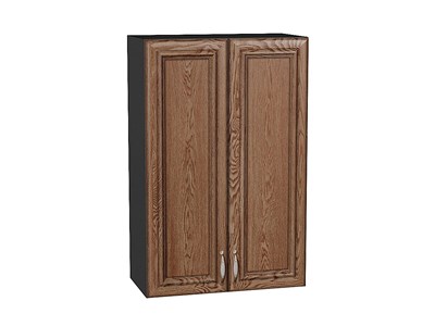 Шкаф верхний с 2-мя дверцами Шале Graphite, Brown Dreamline, 920, 600 В*Ш*Г 920*600*320, фасад МДФ  Brown Dreamline, корпус  Graphite ms2510VVT_53825