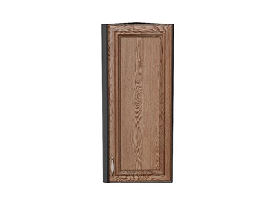 Шкаф верхний торцевой Шале Graphite, Brown Dreamline, 920 В*Ш*Г 920*300*306, фасад МДФ  Brown Dreamline, корпус  Graphite ms2510VVT_53850