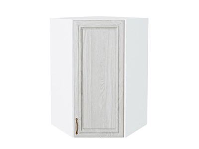 Шкаф верхний угловой Шале Белый, White Dreamline, 920 В*Ш*Г 920*600*600, фасад МДФ  White Dreamline, корпус  Белый ms2510VVT_53860