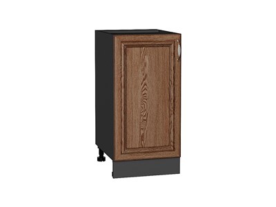 Шкаф нижний с 1-ой дверцей Шале Graphite, Brown Dreamline, 400 В*Ш*Г 816*400*480, фасад МДФ  Brown Dreamline, корпус  Graphite ms2510VVT_53963