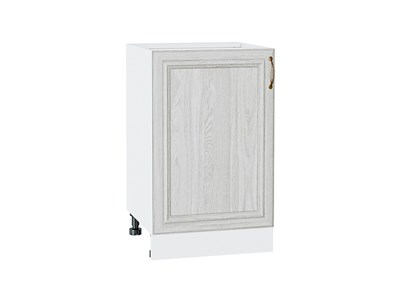 Шкаф нижний с 1-ой дверцей Шале Белый, White Dreamline, 500 В*Ш*Г 816*500*480, фасад МДФ  White Dreamline, корпус  Белый ms2510VVT_53950