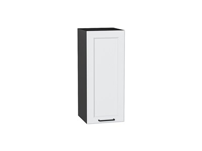 Шкаф верхний с 1-ой дверцей Барселона Graphite, Белый, 720, 300 В*Ш*Г 716*300*324, фасад МДФ  Белый, корпус  Graphite ms2510VVT_52997