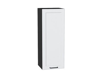 Шкаф верхний с 1-ой дверцей Барселона Graphite, Белый, 920, 350 В*Ш*Г 920*350*324, фасад МДФ  Белый, корпус  Graphite ms2510VVT_65287