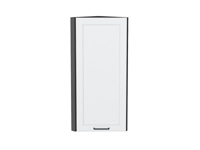 Шкаф верхний торцевой Барселона Graphite, Белый, 920 В*Ш*Г 920*300*310, фасад МДФ  Белый, корпус  Graphite ms2510VVT_53183
