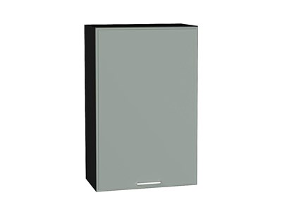 Шкаф верхний с 1-ой дверцей Квадро Graphite, Аквамарин, 920, 600 В*Ш*Г 920*600*321, фасад МДФ  Аквамарин, корпус  Graphite ms2510VVT_73102