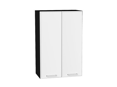 Шкаф верхний с 2-мя дверцами Квадро Graphite, Белый, 920, 600 В*Ш*Г 920*600*321, фасад МДФ  Белый, корпус  Graphite ms2510VVT_73177