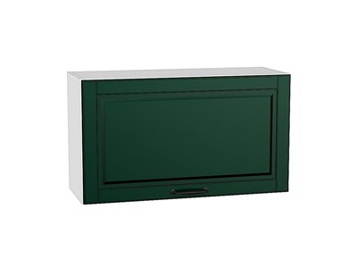 Шкаф верхний горизонтальный Дублин Белый, Special Green, 460, 800 В*Ш*Г 458*800*318, фасад МДФ  Special Green, корпус  Белый ms2510VVT_72856