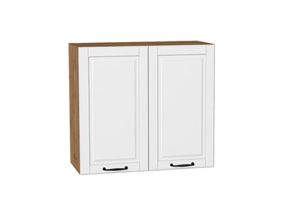 Шкаф верхний с 2-мя дверцами Дублин Дуб Вотан, Special White, 720, 800 В*Ш*Г 716*800*318, фасад МДФ  Special White, корпус  Дуб Вотан ms2510VVT_73136