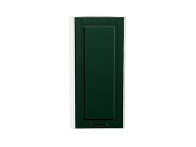 Шкаф верхний торцевой Дублин Белый, Special Green, 920 В*Ш*Г 920*300*304, фасад МДФ  Special Green, корпус  Белый ms2510VVT_73190