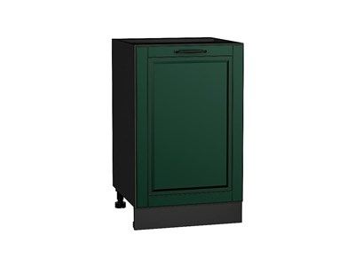 Шкаф нижний с 1-ой дверцей Дублин Graphite, Special Green, 500 В*Ш*Г 816*500*478, фасад МДФ  Special Green, корпус  Graphite ms2510VVT_73402