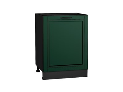 Шкаф нижний с 1-ой дверцей Дублин Graphite, Special Green, 600 В*Ш*Г 816*600*478, фасад МДФ  Special Green, корпус  Graphite ms2510VVT_73403