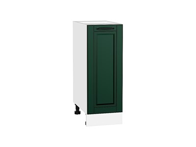 Шкаф нижний с 1-ой дверцей Дублин Белый, Special Green, 300 В*Ш*Г 816*300*478, фасад МДФ  Special Green, корпус  Белый ms2510VVT_73370