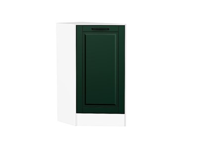 Шкаф нижний торцевой Дублин Белый, Special Green В*Ш*Г 816*296*552, фасад МДФ  Special Green, корпус  Белый ms2510VVT_73664