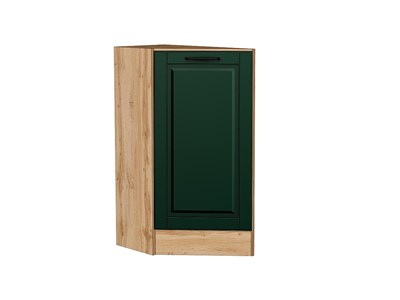 Шкаф нижний торцевой Дублин Дуб Вотан, Special Green В*Ш*Г 816*296*552, фасад МДФ  Special Green, корпус  Дуб Вотан ms2510VVT_73671