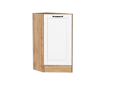 Шкаф нижний торцевой Дублин Дуб Вотан, Special White В*Ш*Г 816*296*552, фасад МДФ  Special White, корпус  Дуб Вотан ms2510VVT_73670