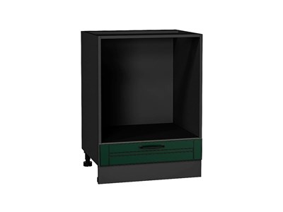 Шкаф нижний под духовку Дублин Graphite, Special Green, 600 В*Ш*Г 816*600*474, фасад МДФ  Special Green, корпус  Graphite ms2510VVT_73343