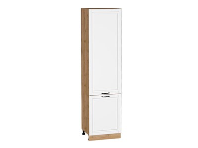 Шкаф пенал с 2-мя дверцами Дублин Дуб Вотан, Special White, 2340, 600 В*Ш*Г 2336*600*574, фасад МДФ  Special White, корпус  Дуб Вотан ms2510VVT_73758