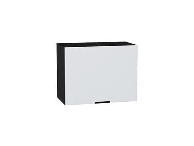 Шкаф верхний горизонтальный Евро Graphite, Белый, 460, 600 В*Ш*Г 458*600*318, фасад МДФ  Белый, корпус  Graphite ms2510VVT_58832