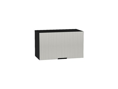 Шкаф верхний горизонтальный Евро Лайн Graphite, Агат, 360, 600 В*Ш*Г 358*600*318, фасад МДФ  Агат, корпус  Graphite ms2510VVT_58873