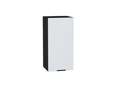 Шкаф верхний с 1-ой дверцей Евро Graphite, Белый, 720, 350 В*Ш*Г 716*350*318, фасад МДФ  Белый, корпус  Graphite ms2510VVT_65409