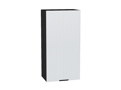Шкаф верхний с 1-ой дверцей Евро Лайн Graphite, Белый, 920, 450 В*Ш*Г 920*450*318, фасад МДФ  Белый, корпус  Graphite ms2510VVT_59321