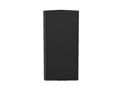 Шкаф верхний торцевой Евро Graphite, Антрацит, 920 В*Ш*Г 920*300*304, фасад МДФ  Антрацит, корпус  Graphite ms2510VVT_59144