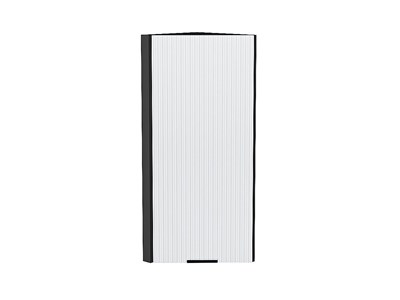 Шкаф верхний торцевой Евро Лайн Graphite, Белый, 920 В*Ш*Г 920*300*304, фасад МДФ  Белый, корпус  Graphite ms2510VVT_59391