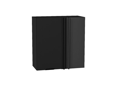 Шкаф верхний прямой угловой Евро Graphite, Антрацит, 720, 700 В*Ш*Г 716*700*345, фасад МДФ  Антрацит, корпус  Graphite ms2510VVT_60328