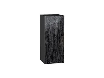 Шкаф верхний с 1-ой дверцей Валерия-М Graphite, Черный металлик дождь, 720, 300 В*Ш*Г 716*300*318, фасад МДФ  Черный металлик дождь, корпус  Graphite ms2510VVT_37736