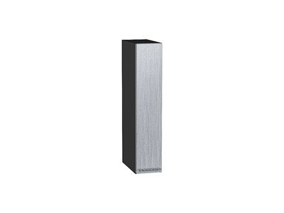 Шкаф верхний бутылочница Валерия-М Graphite, Серый металлик дождь светлый, 150 В*Ш*Г 716*150*318, фасад МДФ  Серый металлик дождь светлый, корпус  Graphite ms2510VVT_38776