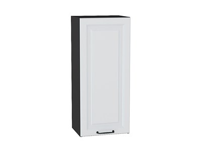 Шкаф верхний с 1-ой дверцей Ницца Graphite, Blanco, 920, 400 В*Ш*Г 920*400*318, фасад МДФ  Blanco, корпус  Graphite ms2510VVT_44125