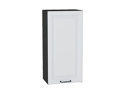 Шкаф верхний с 1-ой дверцей Ницца Graphite, Blanco, 920, 450 В*Ш*Г 920*450*318, фасад МДФ  Blanco, корпус  Graphite ms2510VVT_44138
