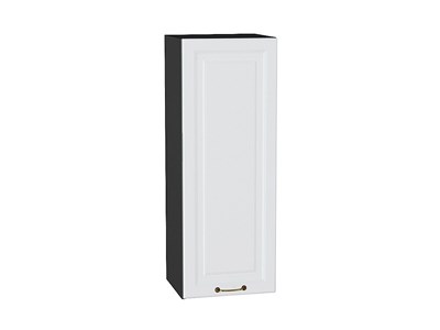 Шкаф верхний с 1-ой дверцей Ницца Graphite, Белый, 920, 350 В*Ш*Г 920*350*318, фасад МДФ  Белый, корпус  Graphite ms2510VVT_65497