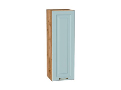 Шкаф верхний с 1-ой дверцей Ницца Дуб Вотан, Голубой, 920, 300 В*Ш*Г 920*300*318, фасад МДФ  Голубой, корпус  Дуб Вотан ms2510VVT_64195