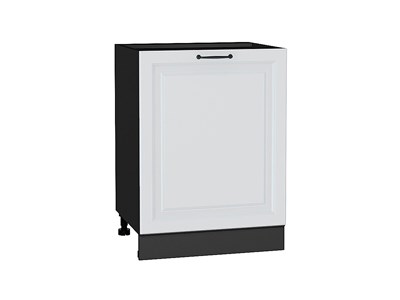 Шкаф нижний с 1-ой дверцей Ницца Graphite, Blanco, 600 В*Ш*Г 816*600*478, фасад МДФ  Blanco, корпус  Graphite ms2510VVT_44554