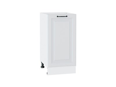 Шкаф нижний с 1-ой дверцей Ницца Белый, Blanco, 400 В*Ш*Г 816*400*478, фасад МДФ  Blanco, корпус  Белый ms2510VVT_33723