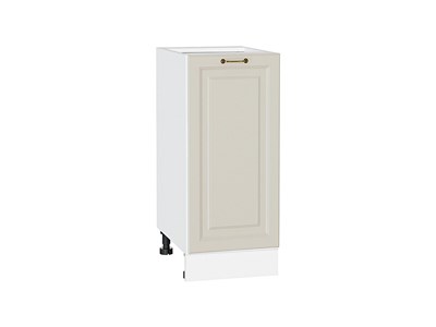 Шкаф нижний с 1-ой дверцей Ницца Белый, Агат, 350 В*Ш*Г 816*350*478, фасад МДФ  Агат, корпус  Белый ms2510VVT_65513