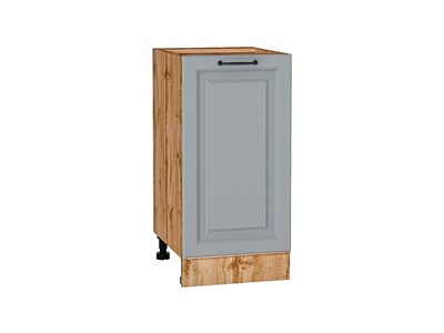 Шкаф нижний с 1-ой дверцей Ницца Дуб Вотан, Magnum, 400 В*Ш*Г 816*400*478, фасад МДФ  Magnum, корпус  Дуб Вотан ms2510VVT_64449