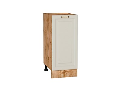 Шкаф нижний с 1-ой дверцей Ницца Дуб Вотан, Агат, 350 В*Ш*Г 816*350*478, фасад МДФ  Агат, корпус  Дуб Вотан ms2510VVT_65514
