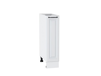 Шкаф нижний бутылочница Ницца Белый, Blanco, 200 В*Ш*Г 816*200*478, фасад МДФ  Blanco, корпус  Белый ms2510VVT_33721