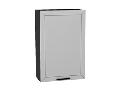 Шкаф верхний с 1-ой дверцей Глетчер Graphite, Гейнсборо Силк, 920, 600 В*Ш*Г 920*600*318, фасад МДФ  Гейнсборо Силк, корпус  Graphite ms2510VVT_43529