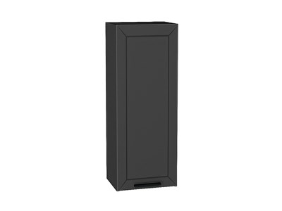 Шкаф верхний с 1-ой дверцей Глетчер Graphite, Маренго Силк, 920, 350 В*Ш*Г 920*350*318, фасад МДФ  Маренго Силк, корпус  Graphite ms2510VVT_65359