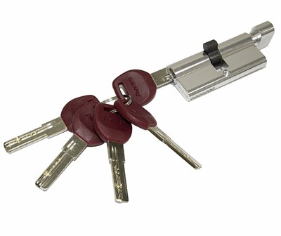 Цилиндр Ключ-фиксатор Avers JМ-70-С 70*35*35 CR Хром (5 ключей) sp2510BR_037-0301